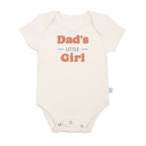 Finn-&-Emma-Short-Sleeve-Graphic-Bodysuit---Dad's-Little-Girl_1 - ANB Baby